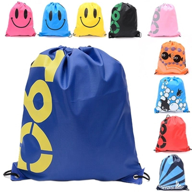 Top Quality Double Layer Drawstring Gym Backpacks