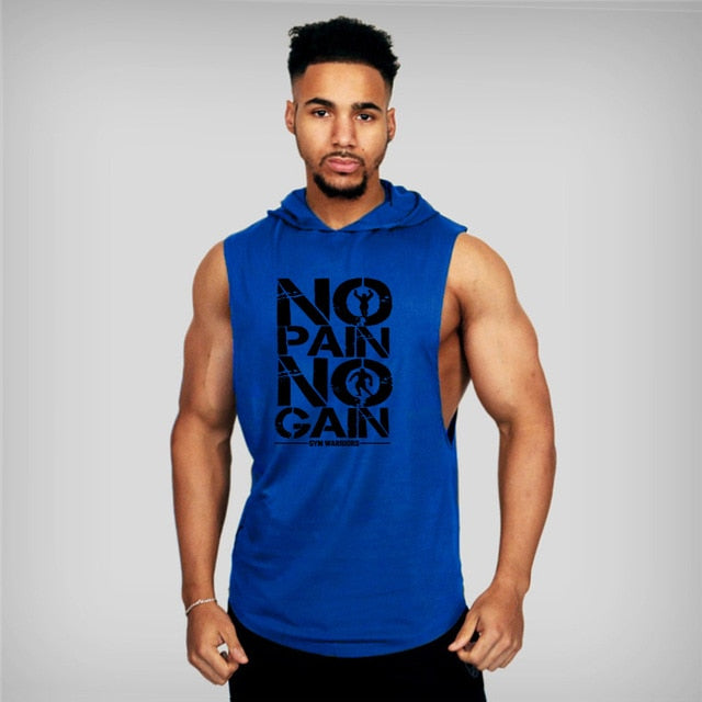 Bodybuilding Hooded Tank Top