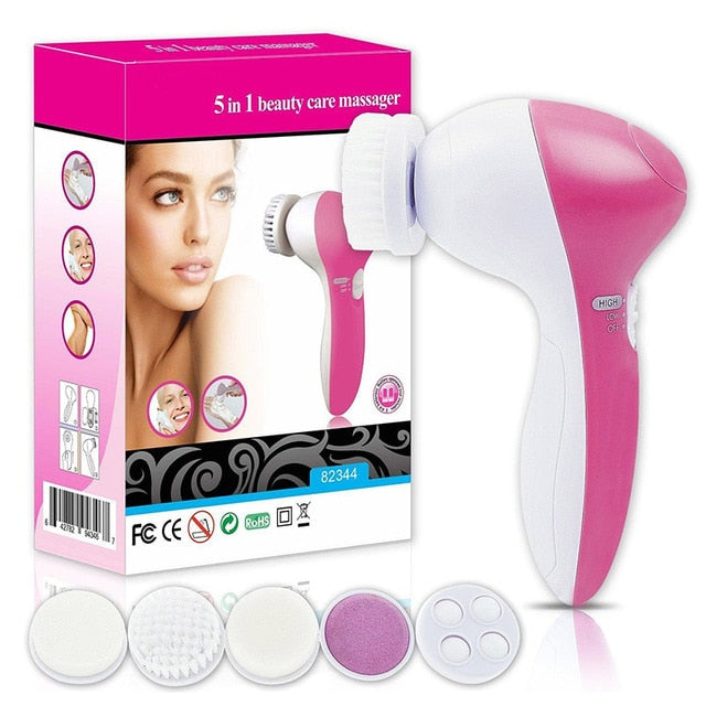 5 in 1 Face Cleansing Brush