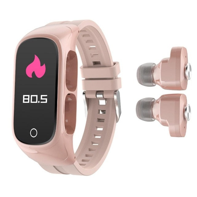 Smart Watch 2 In1 Multifunctional Wireless TWS Bluetooth Earphone