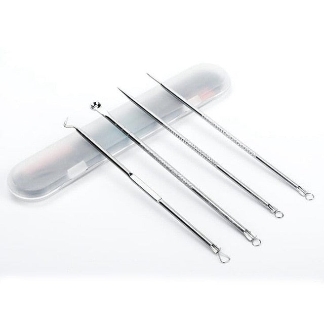 4pcs Stainless Steel Acne Removal Needles